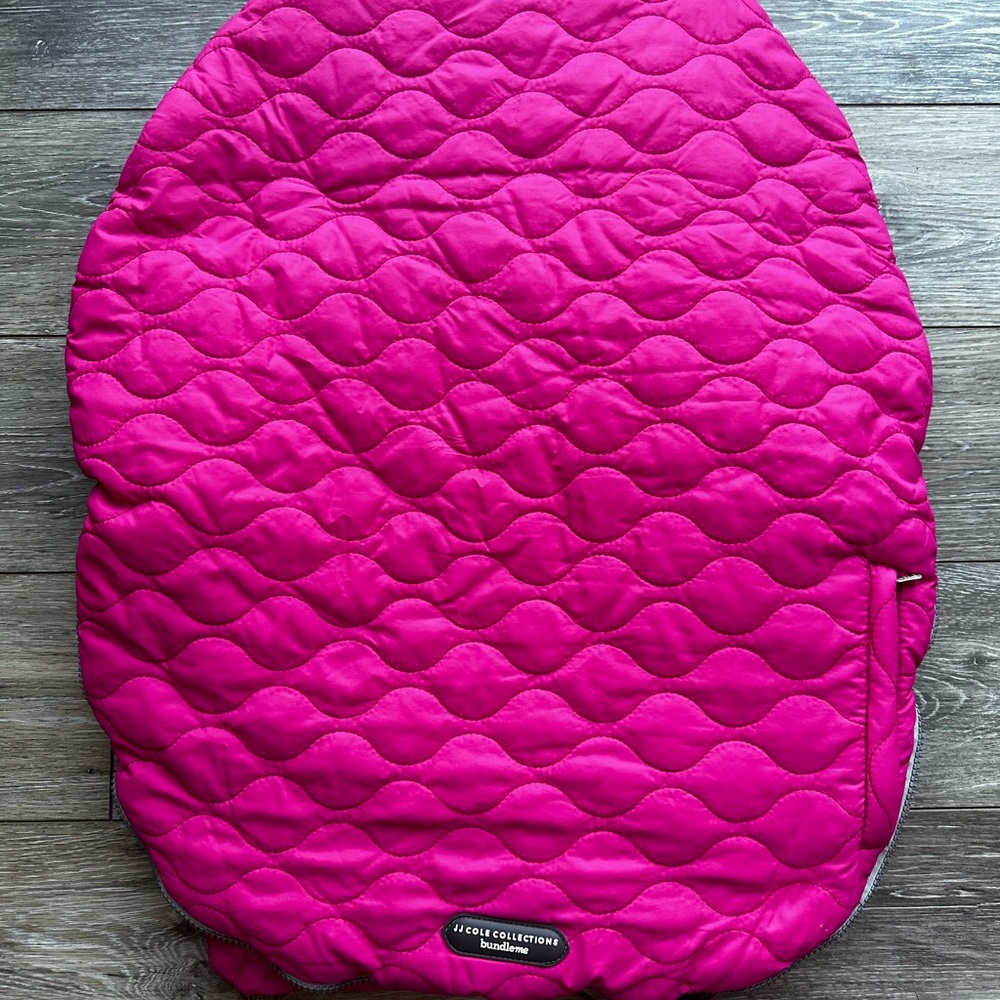 JJ Cole Universal Bundle Me‎ Baby Cover Hot Sassy Pink Universal fit ages 0-12 - Picture 3 of 10